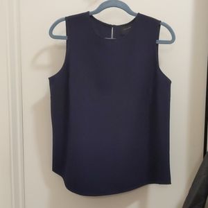 Navy sleeveless top